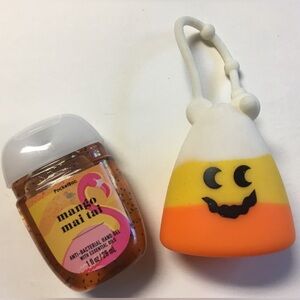 Bath & Body Works pocketbac and holder Halloween candy corn